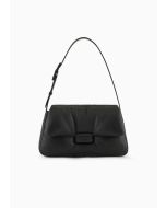 Emporio Armani Y3E226YWZ1V180001 Borsa a spalla baguette in nappa puffy nero