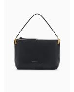 Emporio Armani Y3E248YZA6D180001 Borsa a mano media in pelle liscia nero
