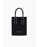 Emporio Armani Y3H339YWE2D180001 Mini bag con tracolla finish spazzolato nero