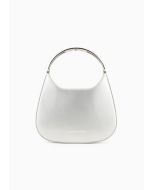Emporio Armani Y3H340YZZ5A180050 Mini bag hobo effetto vernice con manico gioiello Capsule Moon oro