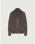 Fabiana Filippi - Bomber in velour, onice