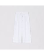 Fabiana Filippi - Pantalone in cotone organico, bianco
