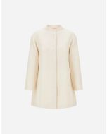 Herno - Cappotto in veiled sequins avorio