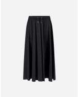 Herno - Gonna in light nylon stretch nero
