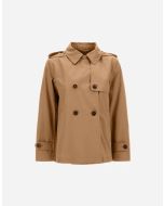 Herno - Impermeabile Peacoat in dean cammello
