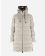 Herno - Giaccone in cashmere seta e nylon ultralight chantilly