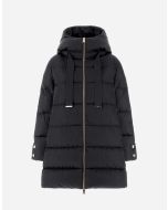 Herno PI1304D12170Z_9300 A-Shape in satin nero