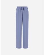 Herno - Pantaloni in lucent cady azzurro
