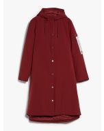 Max Mara - Parka in tela effetto gommato QUIETO bordeaux