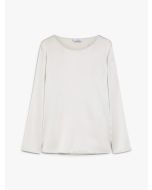 Max Mara - Blusa in raso di seta MOLDAVA ghiaccio