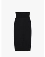 Max Mara - Gonna in lana seamless MELK antracite
