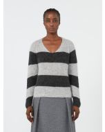 Max Mara - Maglia in mohair RICETTA grigio chiaro