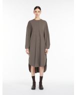 Max Mara - Abito in jersey stretch DRINA fango