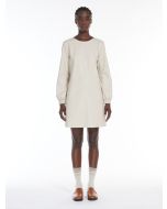 Max Mara - Abito in jersey spalmato PEPE neutro  