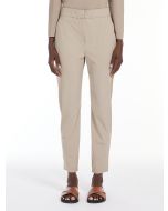 Max Mara - Pantalone slim fit in jersey tecnico GOLF tortora