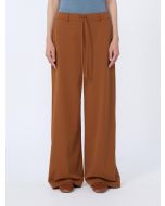 Max Mara - Pantalone in nylon VERRES cuoio 