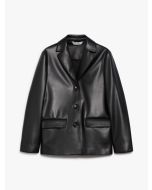 Max Mara - Blazer in jersey spalmato ODILIA nero