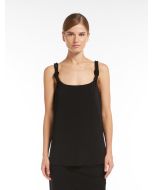 Max Mara - Top in jersey crêpe FAIDA nero