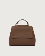 Orciani - Borsa Sveva Soft Piccola a mano in pelle con tracolla cocoa