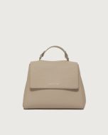 Orciani - Borsa Sveva Soft Piccola a mano in pelle con tracolla sabbia