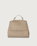 Orciani 20W-B0199_SOF_CON Borsa Sveva Soft Piccola a mano in pelle con tracolla conchiglia