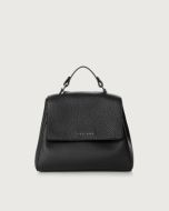 Orciani 20W-B0199_SOF_NER Borsa Sveva Soft Piccola a mano in pelle con tracolla nero