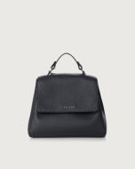 Orciani 20W-B0199_SOF_NVY Borsa Sveva Soft Piccola a mano in pelle con tracolla blu navy
