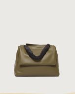 Orciani - Borsa Sveva Jungle Midi a spalla in pelle con tracolla oasi