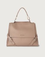 Orciani - Borsa Sveva Sense Media a spalla in pelle con tracolla rosa antico