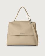 Orciani - Borsa Sveva Soft Media a spalla in pelle con tracolla conchiglia