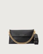 Orciani 23W-B02152_NAP_NER Borsa a spalla Missy Longuette Nappa in pelle con tracolla nero