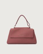 Orciani 24S-B02159_SOF_AMA Borsa Sveva Longuette Soft in pelle con tracolla amarena