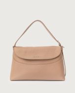 Orciani 24W-B02176--_SOF-CMO Borsa a spalla Nana Soft in pelle martellata con tracolla cameo