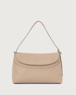 Orciani 24W-B02176--_SOF-CON Borsa a spalla Nana Soft in pelle martellata con tracolla conchiglia