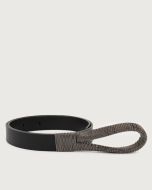 Orciani - Cintura Nappa Chain 2,5 cm nero