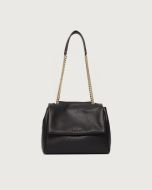 Orciani - Borsa Sveva Sense Small a spalla in pelle martellata nero