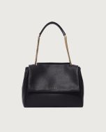 Orciani - Borsa Sveva Sense Media a spalla in pelle martellata nero