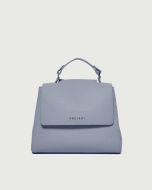 Orciani - Borsa Sveva Soft Piccola a mano in pelle con tracolla polvere