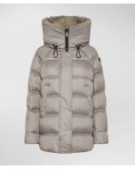 Peuterey - Fashion e functional superlight down jacket TAKAN MQ 01 FUR sesamo