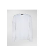 Peuterey PED398799012108BIAOF SYRMA JPN Maglia leggera in felpa di nylon bianco