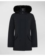 Peuterey PED444501191510NER DONNET KL FUR Giacca slim con pelliccia in tono nero