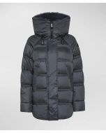 Peuterey - Puffer jacket con bordo in pelliccia TAKAN MQN 04 FUR gargouille