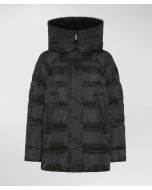 Peuterey PED543901181967NER TAKAN MQN 04 FUR Puffer jacket con bordo in pelliccia nero