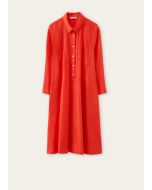 ROSSO35 - Abito polo tinto capo con cuciture rosso