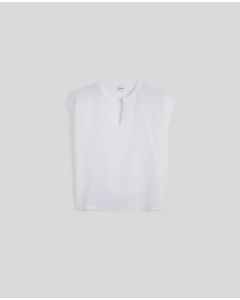 Aspesi - Top in crepe de chine di seta naturale