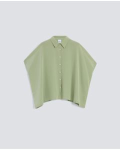 Aspesi - Camicia mod. 5451 in crepe de chine seta verdino