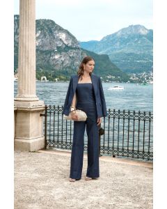 Clips - Giacca denim blu notte