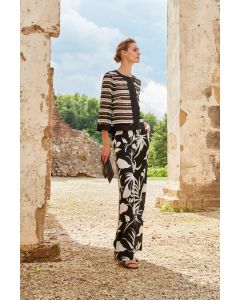 Clips - Pantalone largo nero