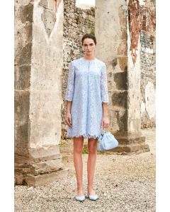 Clips - Cappottino pizzo azzurro