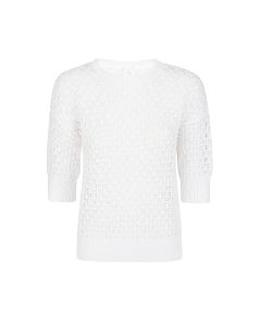 Eleventy - Maglia girocollo cotone bianco